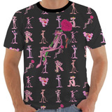 Camiseta Fy 2245 A Pantera Cor de rosa Inspetor Closeau Joia