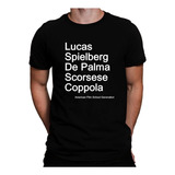 Camiseta Gênios Do Cinema Spielberg De