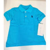 Camiseta Gola Polo Azul Claro Polo