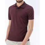 Camiseta Gola Polo Casual Slim Piquet Ogochi