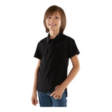 Camiseta Gola Polo Infantil Juvenil 100 Algodão Manga Curta