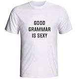 Camiseta Good Grammar Is Sexy Gramática Correta Português