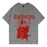 Camiseta Gothica Girl Fashion Exclusiva Stylish Minimalista