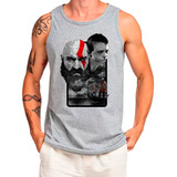 Camiseta Gow Game Kratos Camisa Raglan