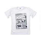 Camiseta Harry Potter Spells Infantil Personalizada Branca