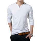 Camiseta Henley Slim Fit