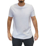 Camiseta Hering Básica Toda Branca Masculina Mangas Curtas