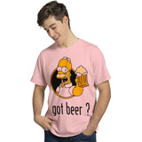 Camiseta Homer Simpsons Unissex Moda Tumblr