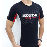 Camiseta Honda Racing Team Camisa Moto Gp Cb Twister Cbr Cbx