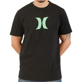 Camiseta Hurley Silk Icon Masculina Preto