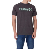 Camiseta Hurley Silk O o Solid Original Cinza Chumbo