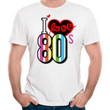 Camiseta I Love 80 s Camisa