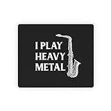 Camiseta I Play Heavy Metal Banda De Marcha Introvertida Sarcasm For Him Mouse Pad Retangular 9 3 X 19 8 Cm Retângulo