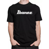 Camiseta Ibanez Guitar Guitarrista Música Camisa