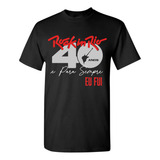Camiseta Inf adul E Plus Unisex Rock In Rio 40 Anos 02