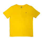 Camiseta Infantil Amarelo C Bordado