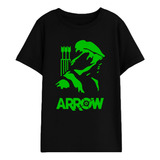 Camiseta Infantil Arrow Arqueiro Verde