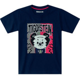 Camiseta Infantil Azul Marinho Tigor T Tigre