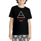 Camiseta Infantil Banda 30 Seconds To