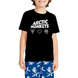 Camiseta Infantil Banda Arctic Monkeys Rock