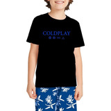 Camiseta Infantil Banda Coldplay Show Music Of The Spheres 3