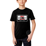 Camiseta Infantil Banda Hard Rock Kiss Fita K7 Destroyer