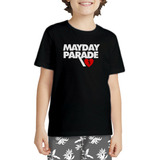 Camiseta Infantil Banda Mayday Parade Musica Pop Punk 1