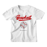 Camiseta Infantil Baseball Basebol Esporte Sport