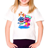 Camiseta Infantil Bebe Tubarão