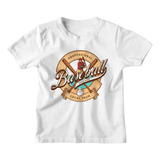 Camiseta Infantil Beisebol Esporte Americano Usa