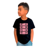 Camiseta Infantil Black Pink