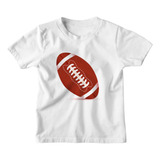 Camiseta Infantil Bola De Futebol Americano
