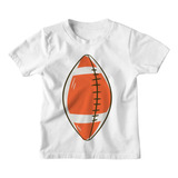 Camiseta Infantil Bola Futebol Americano Rugby