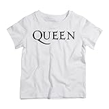 Camiseta Infantil Branca Banda De Rock Queen Fino 4 