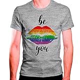 Camiseta Infantil Branca KFrase Be You Boca Cores LGBT M 