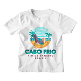 Camiseta Infantil Cidade Cabo Frio Rio
