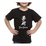 Camiseta Infantil Com Estampa Jiu Jitsu