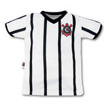 Camiseta Infantil Corinthians Listrada Pequeno Torcedor