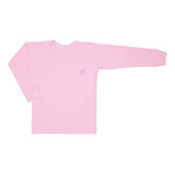 Camiseta Infantil Cotton Rosa Verde Cinza Branco Be Little