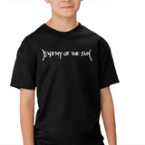 Camiseta Infantil Enemy Of The Sun 100 Algodão