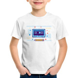 Camiseta Infantil Fita Cassete