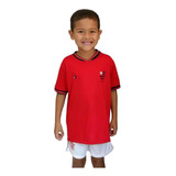Camiseta Infantil Flamengo Vermelha Oficial
