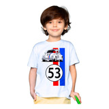 Camiseta Infantil Herbie Vw Carros Antigos