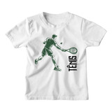 Camiseta Infantil Jogos Quadra Esporte Raquete
