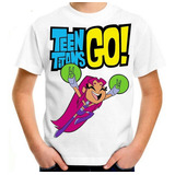 Camiseta Infantil Jovens Titans Ação Teen