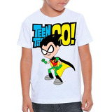 Camiseta Infantil Jovens Titans Ação Teen