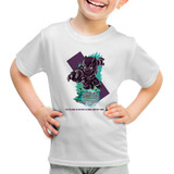 Camiseta Infantil Marvel Pantera Negra Chibi