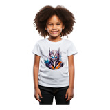 Camiseta Infantil Menina B1 Transformes Mascara Estrela Enga