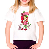 Camiseta Infantil Menina Moranguinho Envio Já