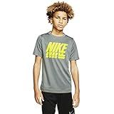 Camiseta Infantil Meninos Nike Trophy Cor Cinza Tamanho P